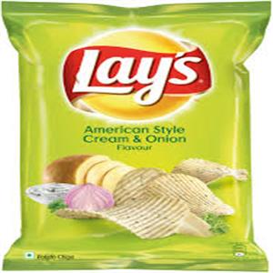 Lays - Potato American Style Cream And Onion Flavour Chips (90 g)